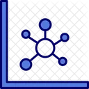 Clustering Tecnologia Cluster Ícone