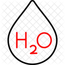 H 2 O Molecula Formula Icono