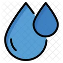 Agua Gota Lluvia Icono