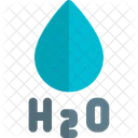 Agua H2O  Icono