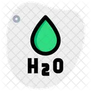 Agua H2O  Icono