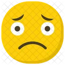 Emoji Triste Emoticon Sonriente Icono