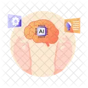 AI Brain  Symbol