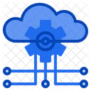 Cloud Artificial Intelligence Ai Database Icon