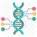 DNA 유전학 게놈 아이콘