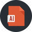 Ai File Illustrator Icon