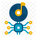 Ai Music Generator Artificial Intelligence Ai Icône