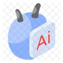 Artificial Intelligence Robot Icon