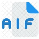 AIF Datei Audiodatei Audioformat Symbol