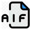 AIF Datei Audiodatei Audioformat Symbol