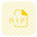 AIF Datei Audiodatei Audioformat Symbol