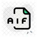 AIF Datei Audiodatei Audioformat Symbol