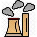 Air Contamination Factory Icon