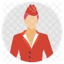 Airline Female Profile Icon