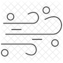 Air Quality Thinline Icon Icône