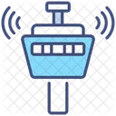 Air Traffic Control Tower Atct Airport Communication Icon