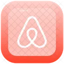 Airbnb Ferias Redes Sociais Ícone