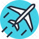 Airplane Flight Global Icon