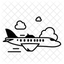 Airplane Pen Draw Icon