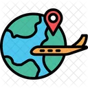 Airplane Travel Air Plane Tourism Icon