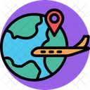 Airplane Travel Air Plane Tourism Icon