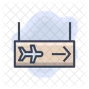 Airport Direction  Icon