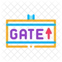 Gate Arrow Direction Icon