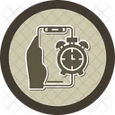 Alarm Hand Holding Phone Alert Icon