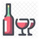 Alcohol Wine Glasses Icon