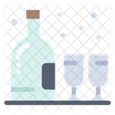 Alcohol Birthday Glass Icon