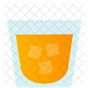 Alcohol With Ice Cubes  Icon