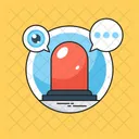 Alert Chat Bubble Icon