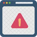 Alert Broken Webpage Error Icon