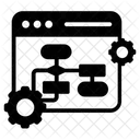 Data Flow Algorithm Sitemap Icon