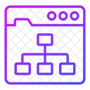 Algorithm Data Flowchart Icon