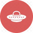 Alien Space Spaceship Icon