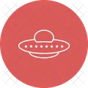 Alien Space Spaceship Icon