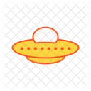 Alien Space Spaceship Icon