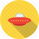 Alien Space Spaceship Icon