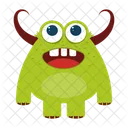 Alien Cartoon Monster Icon