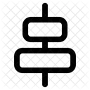 Align Center Horizontal Alignment Object Alignment Icon