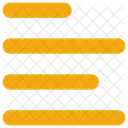 Interface Gauche Alignement Icône