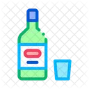 Flasche Getrank Glas Symbol