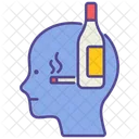 Alkoholismus Psychische Gesundheit Storung Symbol