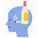 Alkoholismus Psychische Gesundheit Storung Symbol