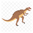 Allosaurus Jurassic Aquatic Bird Icon