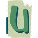 Alphabet Clipping Education Icon