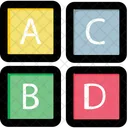 Alphabet Blocks Abc Icon