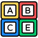 Alphabetics Blocks  Icon