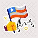 American Flag  Icon